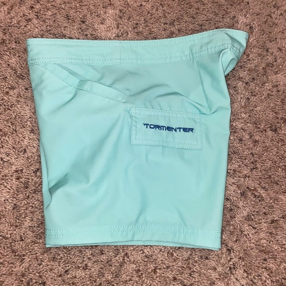 Tormentor Board Shorts, Women’s Size 0, Teal, NWOT - Picture 3 of 8